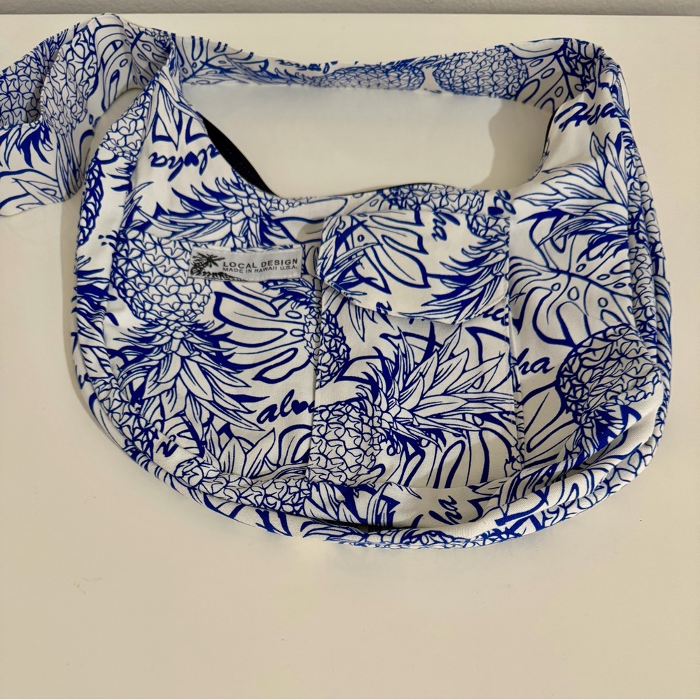 Hawaiian made cotton crossbody bag - Picture 7 of 8